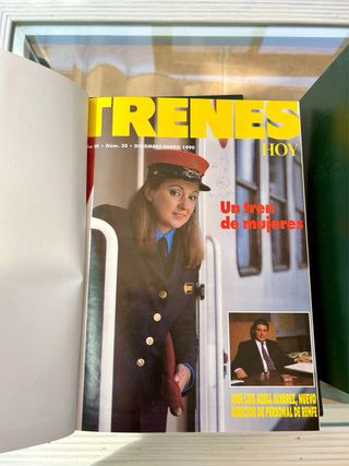 Colección de revistas TRENES HOY encuadernada