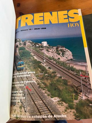 Colección de revistas TRENES HOY encuadernada