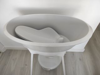 Bañera bebé Luma gris