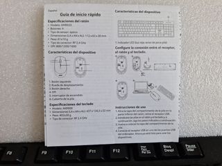 Teclado y ratón inalambrico acer
