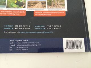 2 libros de texto geografia en inglés