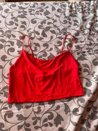 Top tirantes rojo