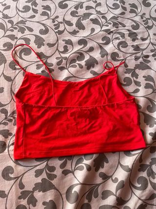 Top tirantes rojo