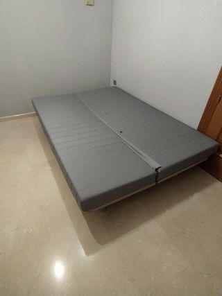 Sofá cama 3 plazas  rojo