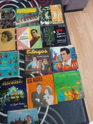 Lote discos antiguos