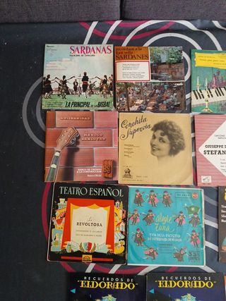 Lote discos antiguos