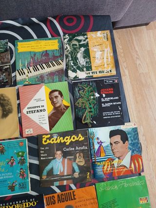 Lote discos antiguos