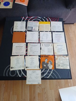 Lote discos antiguos