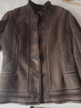 Chaqueta de ante