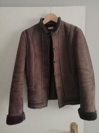 Chaqueta de ante