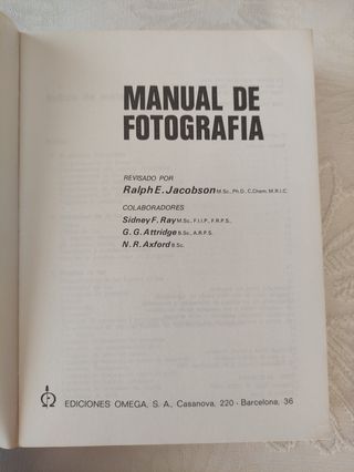 Manual de fotografía