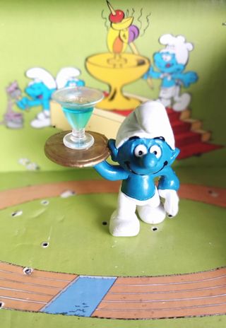 Puffo puffi custom con cocktail