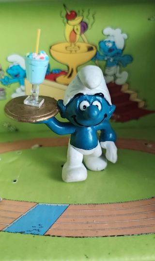 Puffo puffi custom milk shake
