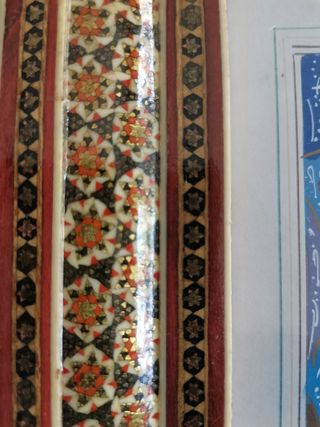 Cuadro Persa en Marquetería Khatam