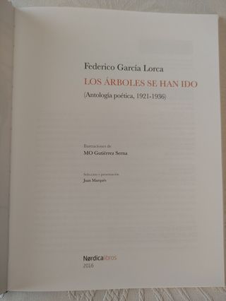 Los árboles se han ido - García Lorca