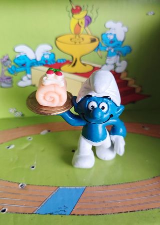 Puffo puffi custom rotolo dolce 🍰