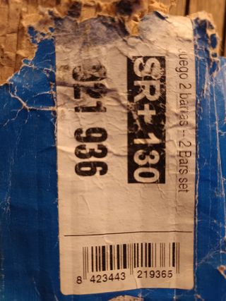 Barras baca coche Cruz SR + 130