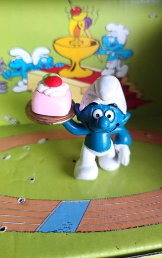 Puffo puffi custom torta alle fragole 🍓