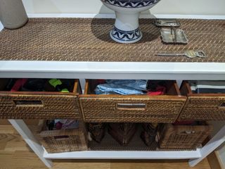 Recibidor con espejo