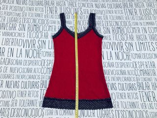 Camiseta Tirantes Encaje Fucsia Con Lunares M DKNY