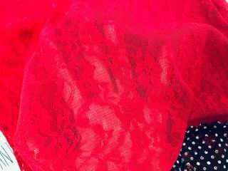 Camiseta Tirantes Encaje Fucsia Con Lunares M DKNY