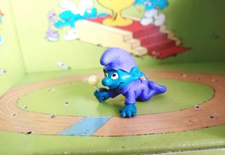 Puffo puffi baby con chupa