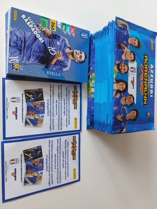 Figurine Panini azzurri adrenalyn