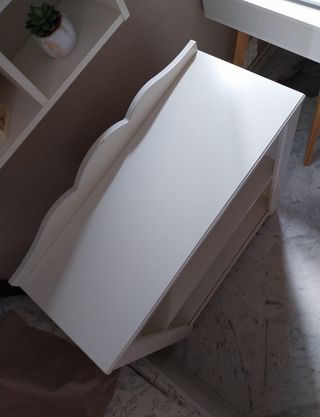 Conjunto 2 piezas de estanterías blanco roto