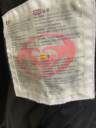 Anorak largo para señora