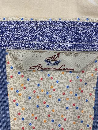 Camicia uomo “Alessandro Lamura” 100% cotone TG. L