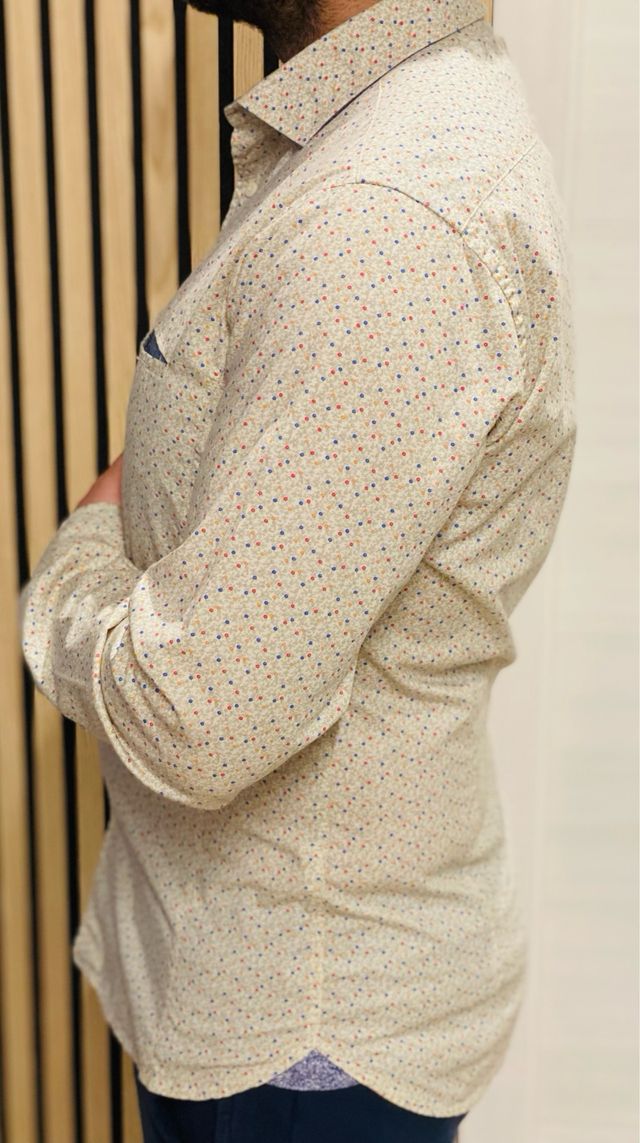 Camicia uomo “Alessandro Lamura” 100% cotone TG. L