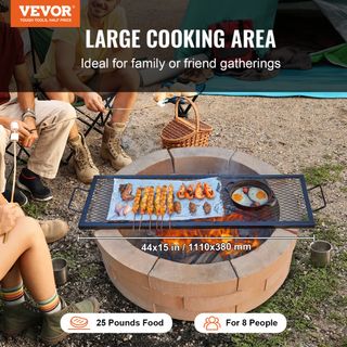 Griglia per Barbecue in Acciaio Rettangolare 111x3