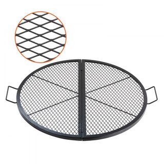  Griglia per Barbecue in Acciaio Rotonda Portatile