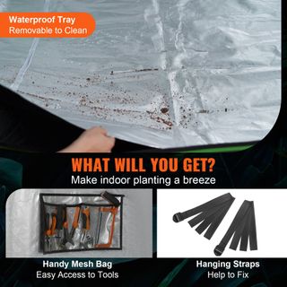 Tenda da Coltivazione Idroponica in Oxford 600D Al