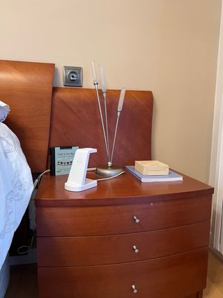 Juego de lámparas de dormitorio (mesilla y techo)