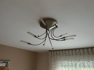 Juego de lámparas de dormitorio (mesilla y techo)