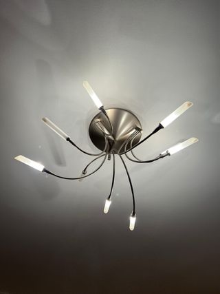 Juego de lámparas de dormitorio (mesilla y techo)