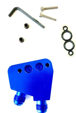 Kit adaptador  aceite  bloque motor serie LS