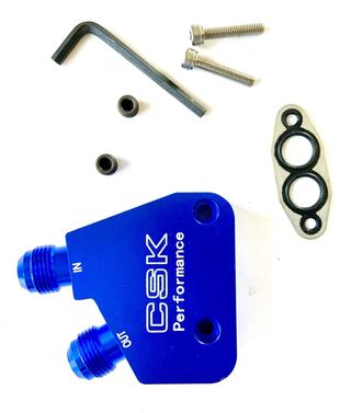 Kit adaptador  aceite  bloque motor serie LS