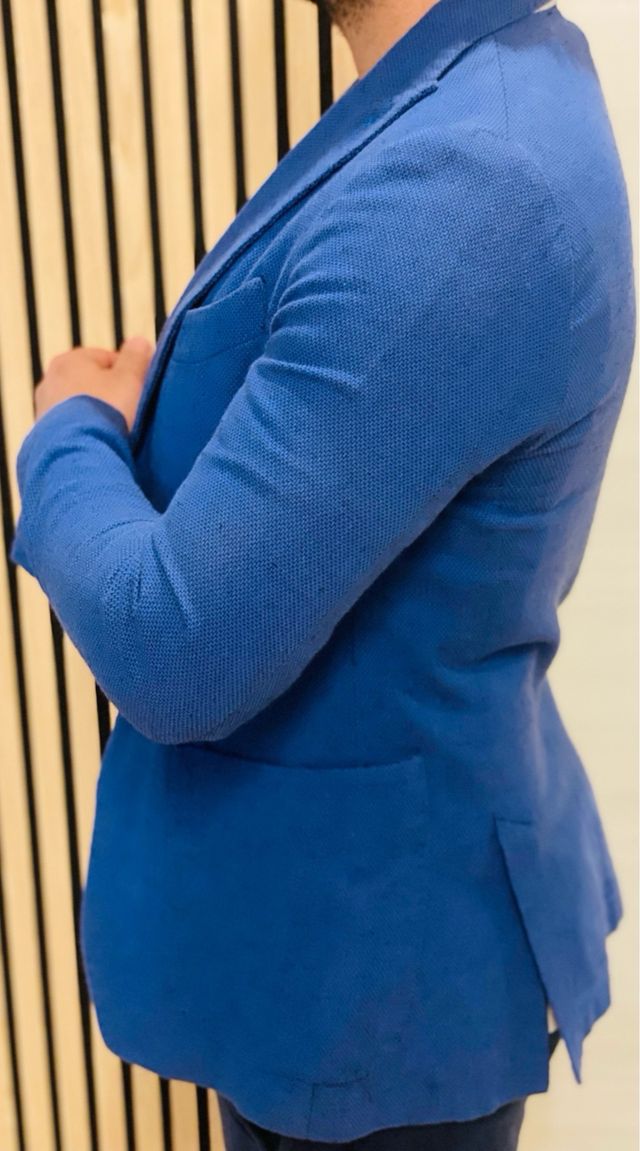 Giacca uomo “Sartoria Italiana” blu notte TG.48