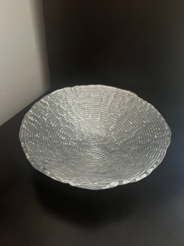 Ciotola piatto coppa porta oggetti vetr