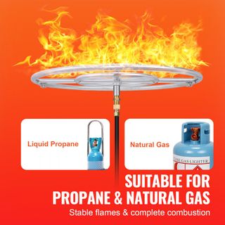 Braciere da Incasso Rotondo 24 pollici, Kit Brucia