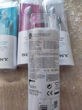 Auriculares SONY originales sin micrófono