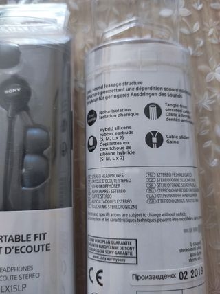 Auriculares SONY originales sin micrófono