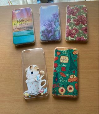 FUNDAS/CARCASAS IPHONE 6/6s NUEVAS A ESTRENAR