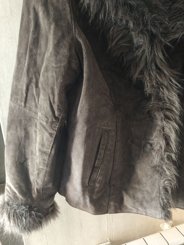 Abrigo piel