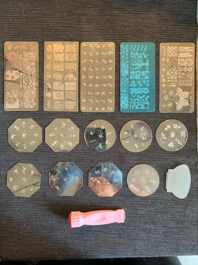 Piastrine per stamping nail art
