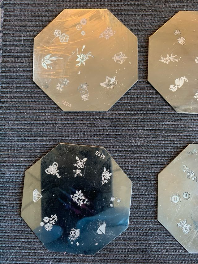 Piastrine per stamping nail art