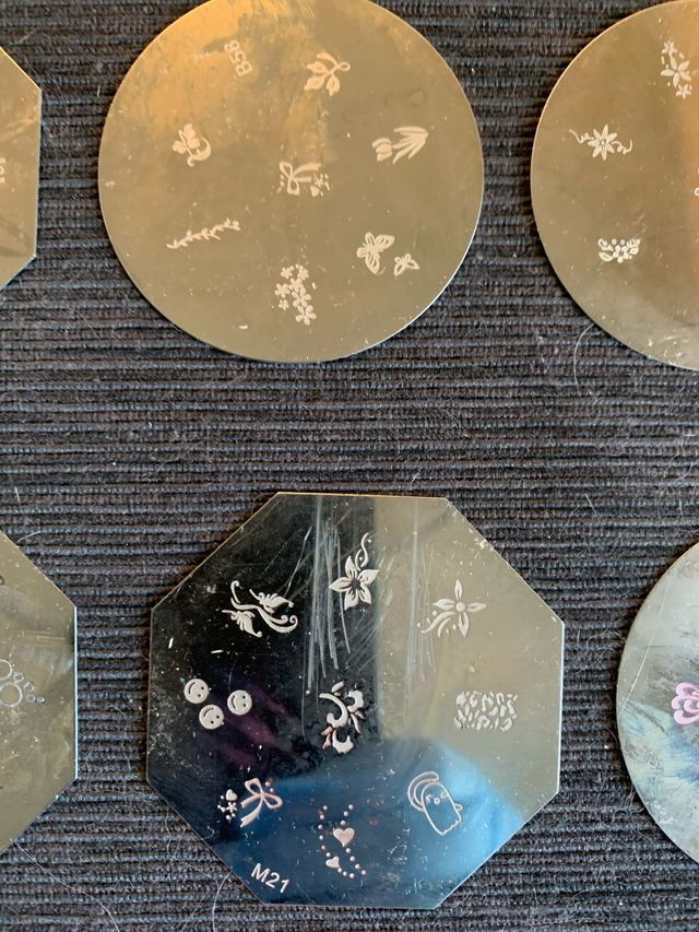 Piastrine per stamping nail art