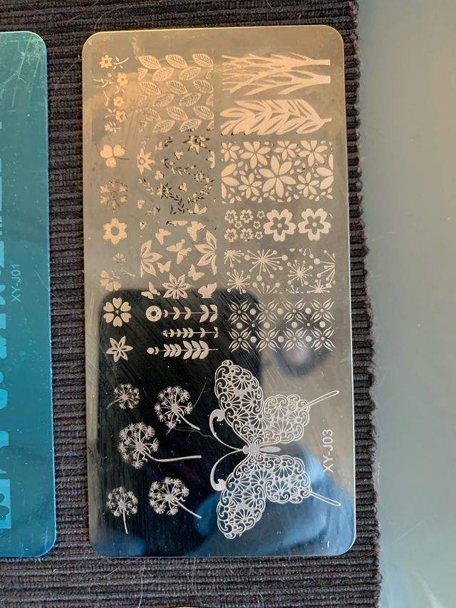 Piastrine per stamping nail art